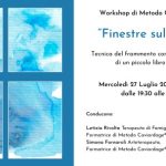 Workshop Esperienziale di Metodo Caviardage® "Finestre sul mare"_ Conducono Letizia Rivolta e Simona Fornaroli