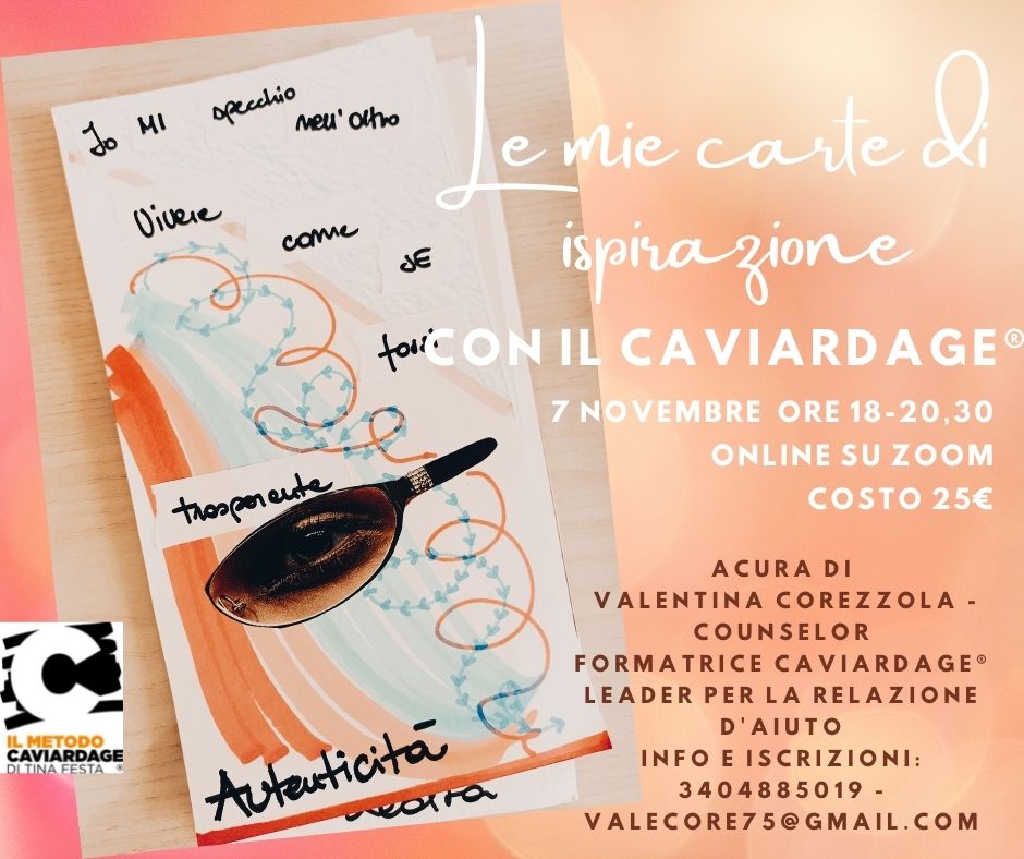 LE MIE CARTE DI ISPIRAZIONE con il Caviardage - laboratorio online a cura di Valentina Corezzola
