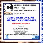 CORSO BASE ONLINE METODO CAVIARDAGE® CON ATTESTATO UFFICIALE condotto da Carla Cantore