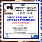 CORSO BASE ONLINE METODO CAVIARDAGE® CON ATTESTATO UFFICIALE NEL WEEKEND CONDOTTO DA CARLA CANTORE