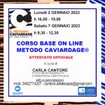CORSO BASE ONLINE METODO CAVIARDAGE® CON ATTESTATO UFFICIALE CONDOTTO DA CARLA CANTORE