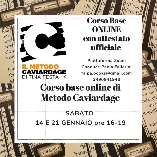 Corso Base Metodo Caviardage online