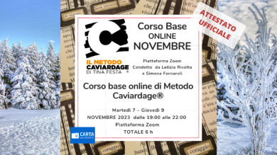 Corso Base Online di Metodo Caviardage® NOVEMBRE _ Conducono Letizia Rivolta – Simona Fornaroli