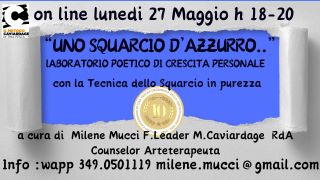 "Uno squarcio d'azzurro" LABORATORIO ON LINE SULLA TECNICA DELLO SQUARCIO (in purezza )